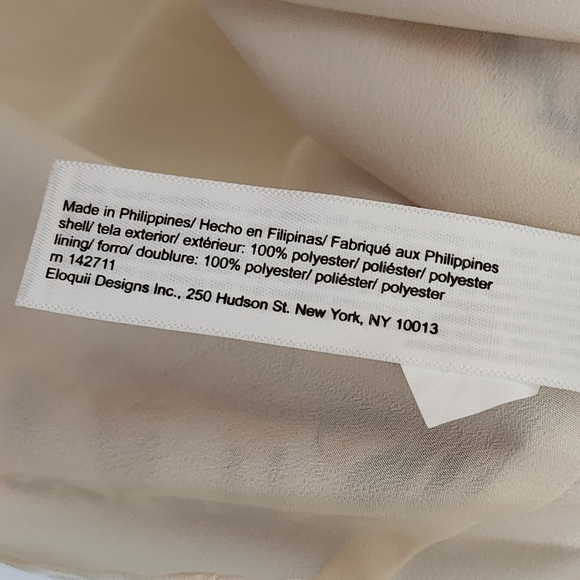 ELOQUII Floral Ruffle Tiered Chiffon Maxi Dress Size 24 Cottage Easter Spring - Picture 9 of 11